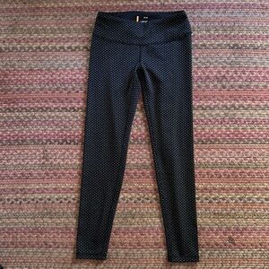 LUCY ATHLETIC BLACK POLKA DOT LEGGINGS